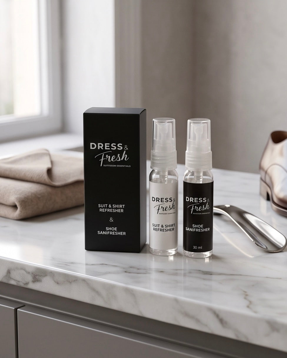 Dress & Fresh Suit and Shoe essentials
