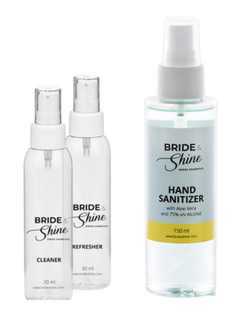 Clean & Fresh Set De Luxe, Cleaner & Refresher and Handsanitizer, incl Cleaning Cloth & Bag